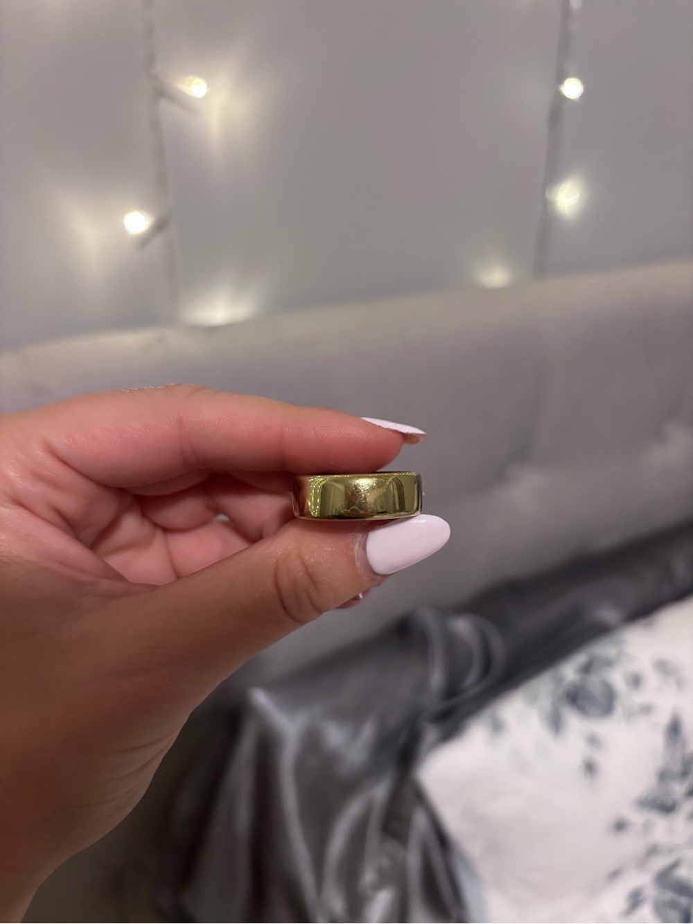 Oura Polished Gold Dome Ring for Women